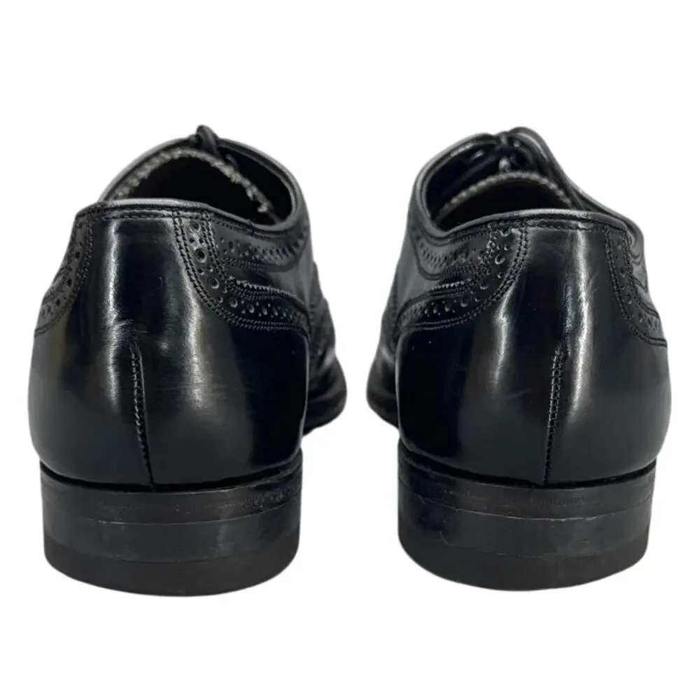 Florsheim Lexington Wingtip Black Patent Leather Lace Up Dress Oxford Men 7.5 E